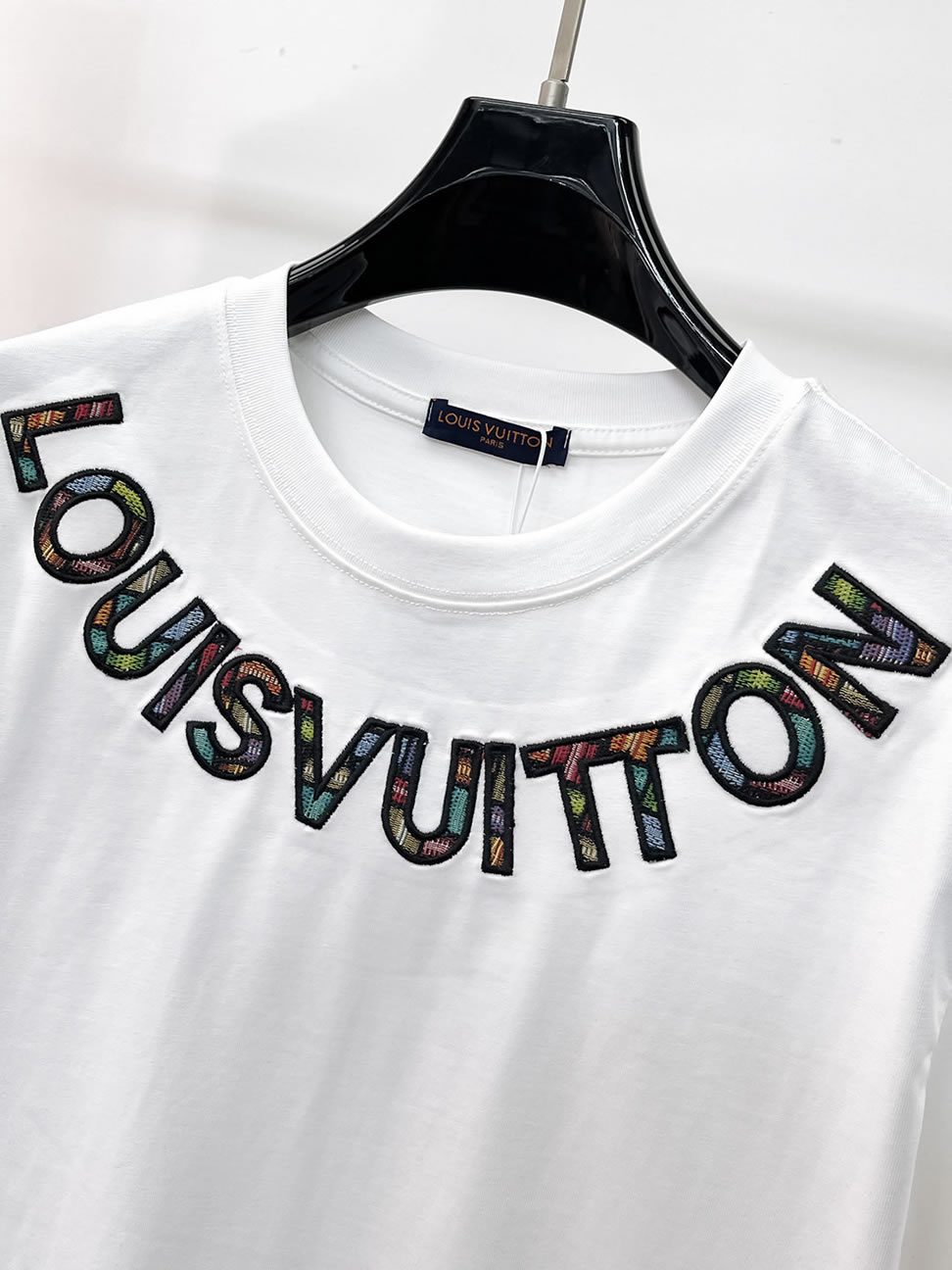 ルイ・ヴィトン アーチロゴ マルチカラー 半袖 Tシャツ ホワイト FS575 - 画像 (12)