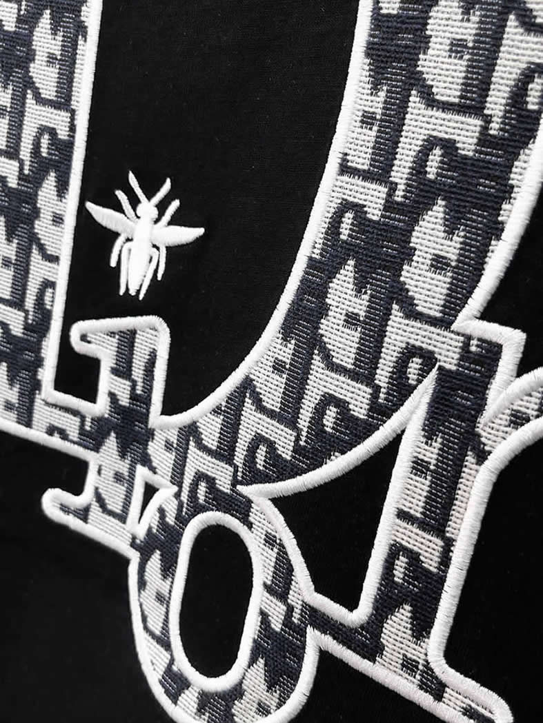ディオール BEE刺繍 半袖 Tシャツ ブラック FS579 - 画像 (5)
