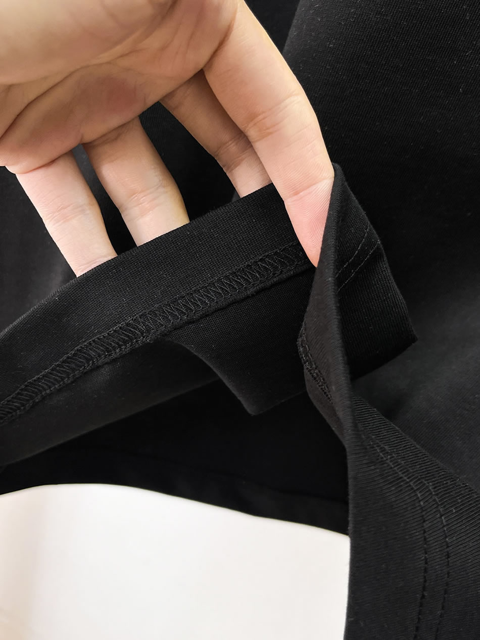 ディオール オブリーク テープ&BEE刺繍 半袖 Tシャツ ブラック FS581 - 画像 (7)