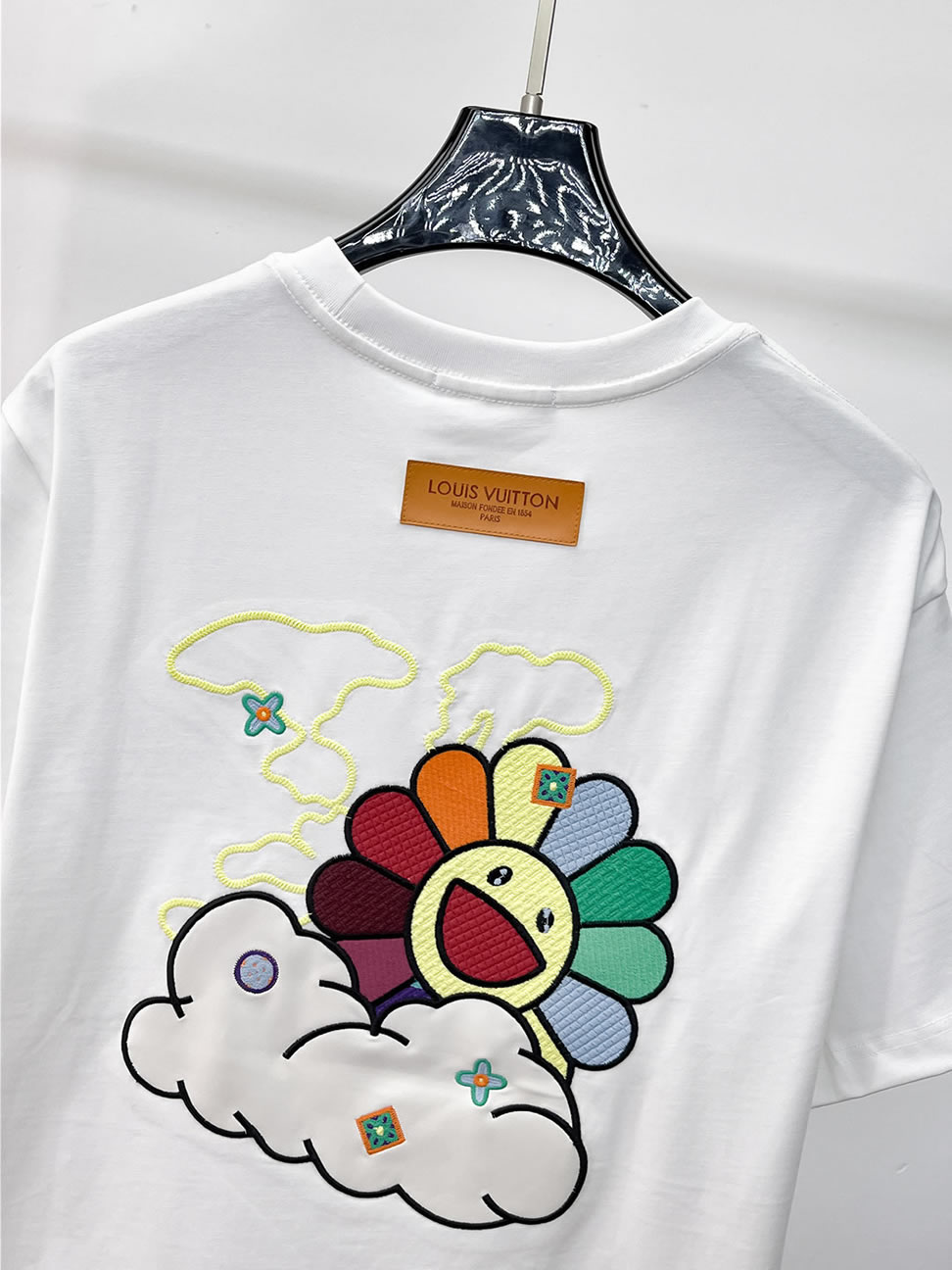 ルイ・ヴィトン カイカイキキ&クラウド 半袖 Tシャツ ホワイト FS583 - 画像 (4)