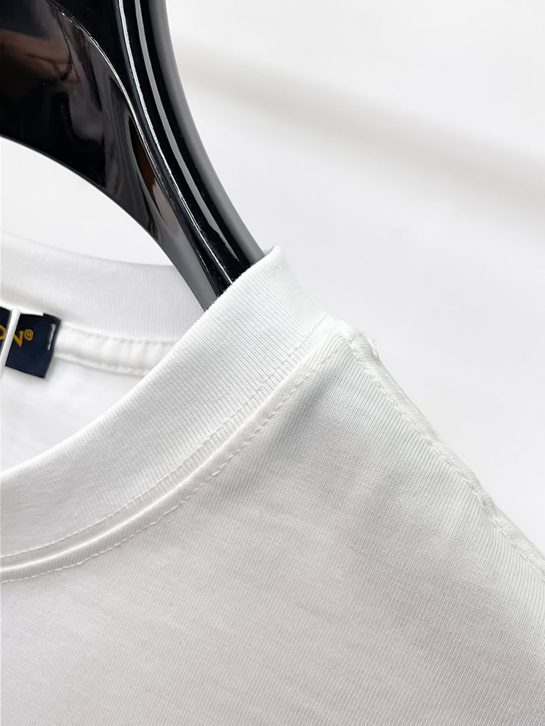 ルイ・ヴィトン LVイニシャル スポット柄 半袖 Tシャツ ホワイト FS585 - 画像 (9)