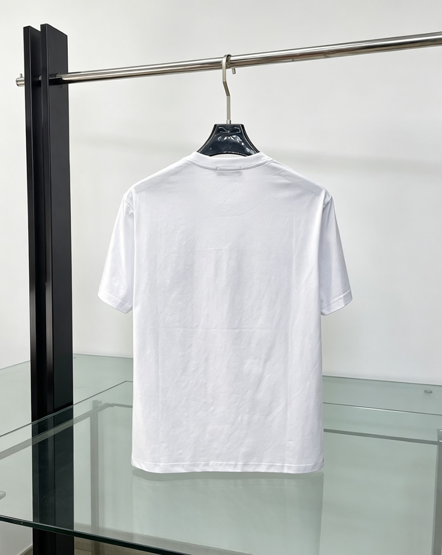 フェンディ モンスターアイ FFパターン 刺繍 半袖 Tシャツ ホワイト FS606 - 画像 (2)