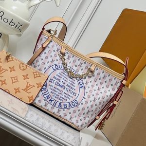 ルイ・ヴィトン モノグラム トランク&バッグ 2WAY ミニトートバッグ ピンク ホワイト M29079