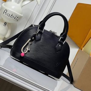 ルイ・ヴィトン エピ アルマ BB ハンドバッグ ブラック M28902