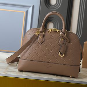 ルイ・ヴィトン モノグラム・アンプラント アルマ BB ハンドバッグ トープ M44832