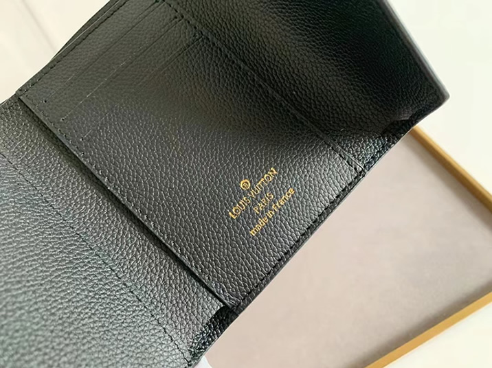 ルイ・ヴィトン モノグラム・アンプラント ポルトフォイユ・ヴィクトリーヌ 財布 ブラック M80086 - 画像 (5)