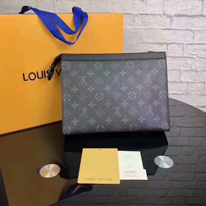 ルイ・ヴィトン モノグラム・エクリプス ポシェット・ヴォワヤージュ MM クラッチバッグ モノグラム・エクリプス M61692 - 画像 (3)