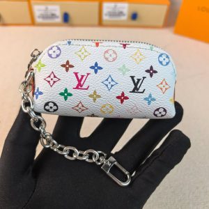 ルイ・ヴィトン モノグラム・マルチカラー マイクロ・ポシェット・アクセソワール ポーチ ブロン M25694