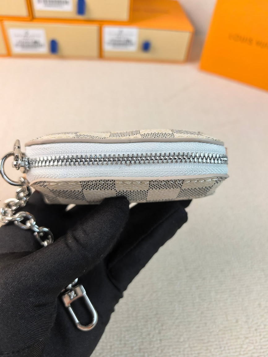 ルイ・ヴィトン ダミエ・アズール マイクロ・ポシェット・アクセソワール ポーチ ダミエ・アズール M25694 - 画像 (2)