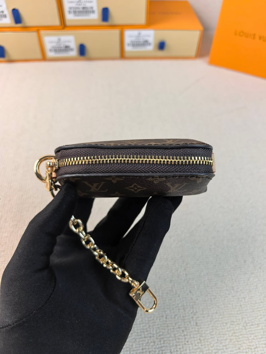 ルイ・ヴィトン モノグラム マイクロ・ポシェット・アクセソワール ポーチ ゴールド金具 M25694 - 画像 (2)