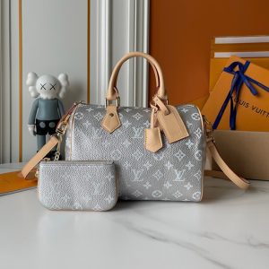 ルイ・ヴィトン モノグラム スピーディ・バンドリエール 25 ハンドバッグ シルバー M15279