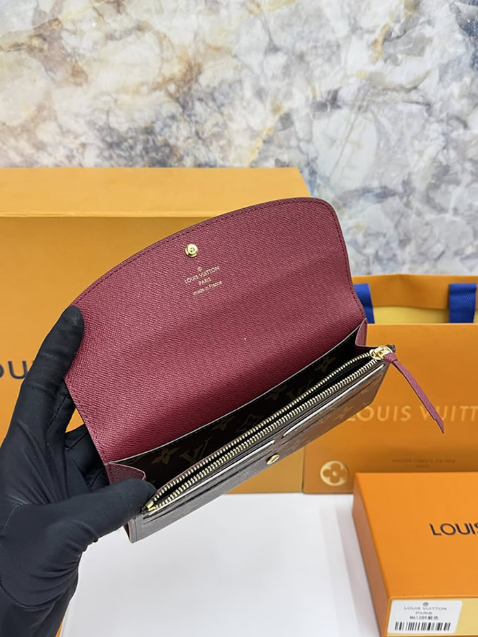 ルイ・ヴィトン モノグラム ポルトフォイユ・エミリー 長財布 ブラウン M61289 - 画像 (6)