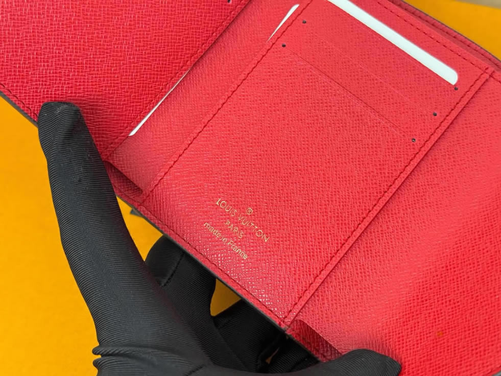 ルイ・ヴィトン モノグラム ポルトフォイユ・ヴィクトリーヌ 三つ折り財布 フューシャ M62360 - 画像 (7)
