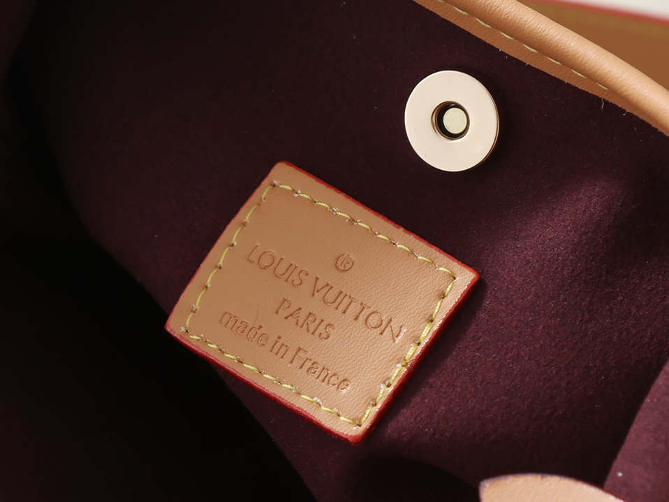 ルイ・ヴィトン モノグラム キャリーオール ミニ ショルダーバッグ リボンモチーフ ブラウン M2A711 - 画像 (8)