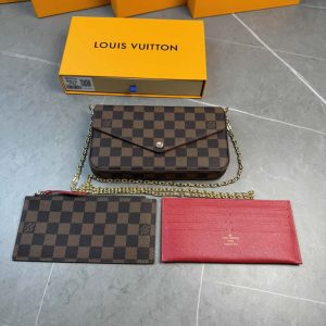 ルイ・ヴィトン バッグ ポシェット・フェリシー ダミエ エベヌ M61276