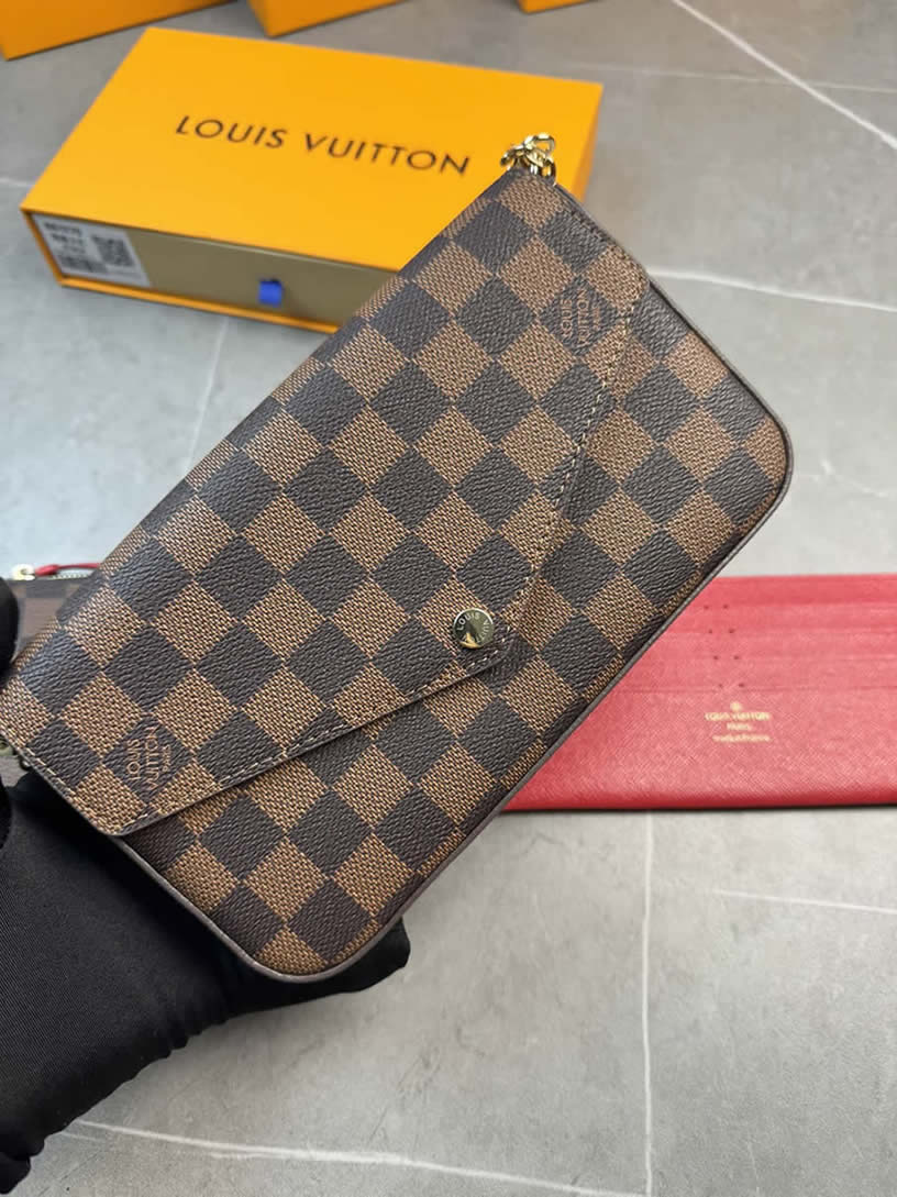ルイ・ヴィトン バッグ ポシェット・フェリシー ダミエ エベヌ M61276 - 画像 (3)