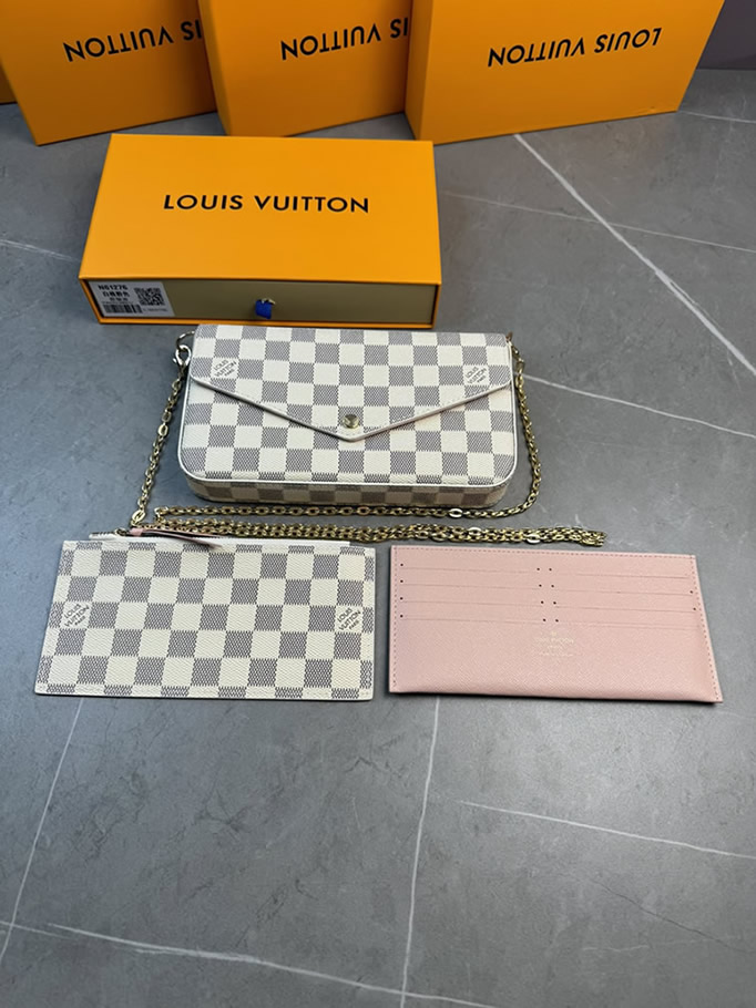 ルイ・ヴィトン バッグ ポシェット・フェリシー ダミエ アズール M61276