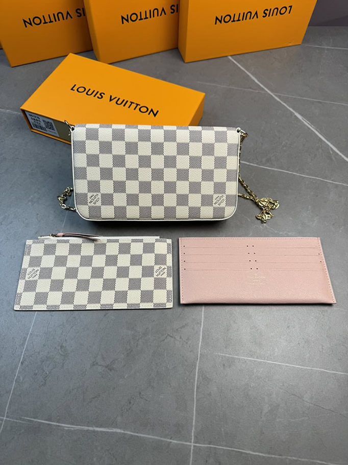 ルイ・ヴィトン バッグ ポシェット・フェリシー ダミエ アズール M61276 - 画像 (3)