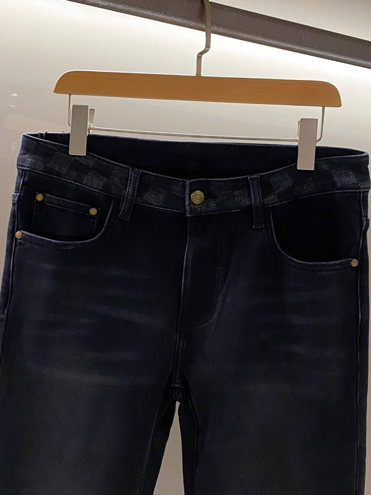 ボッテガヴェネタ デニムパンツ ジーンズ ダークブルー インディゴ KU001 - 画像 (3)