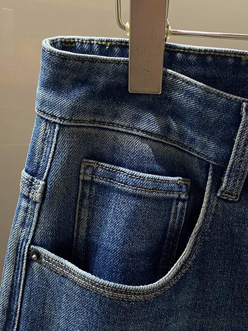 ボッテガヴェネタ デニムパンツ ジーンズ ブルー インディゴ KU006 - 画像 (4)