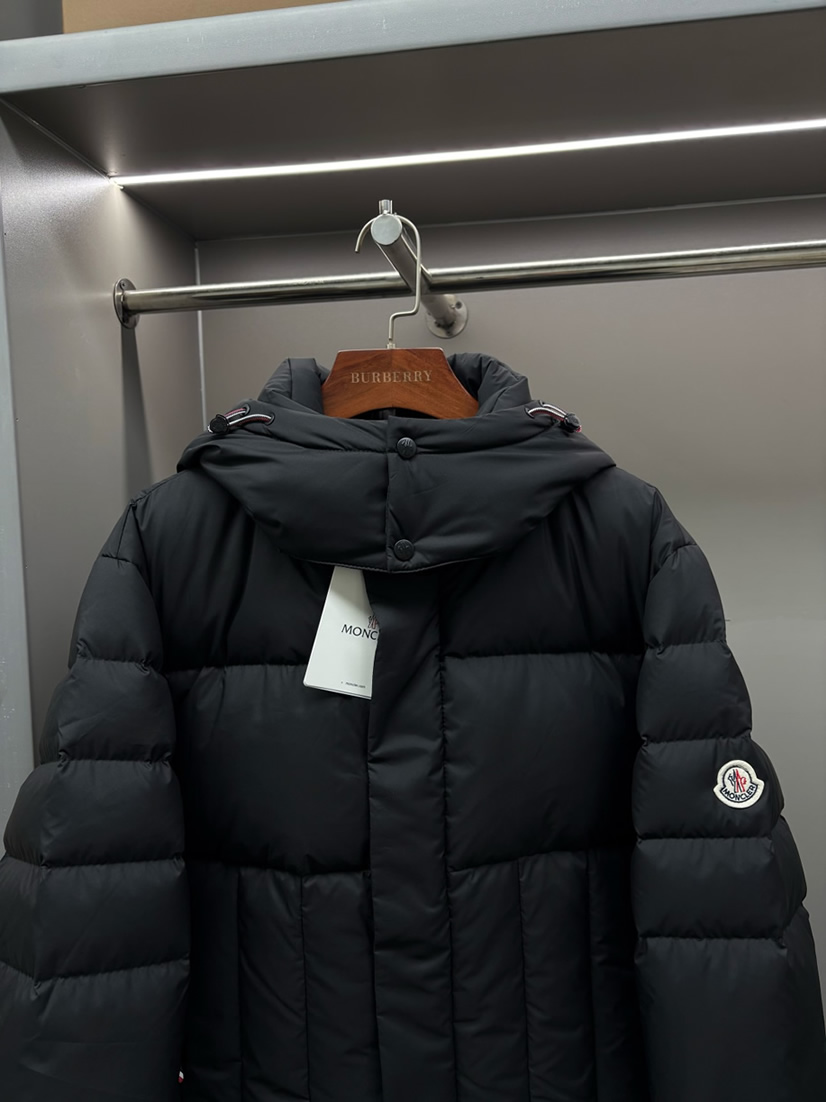 モンクレール フーデッド ダウンジャケット ブラック moncler003 - 画像 (5)