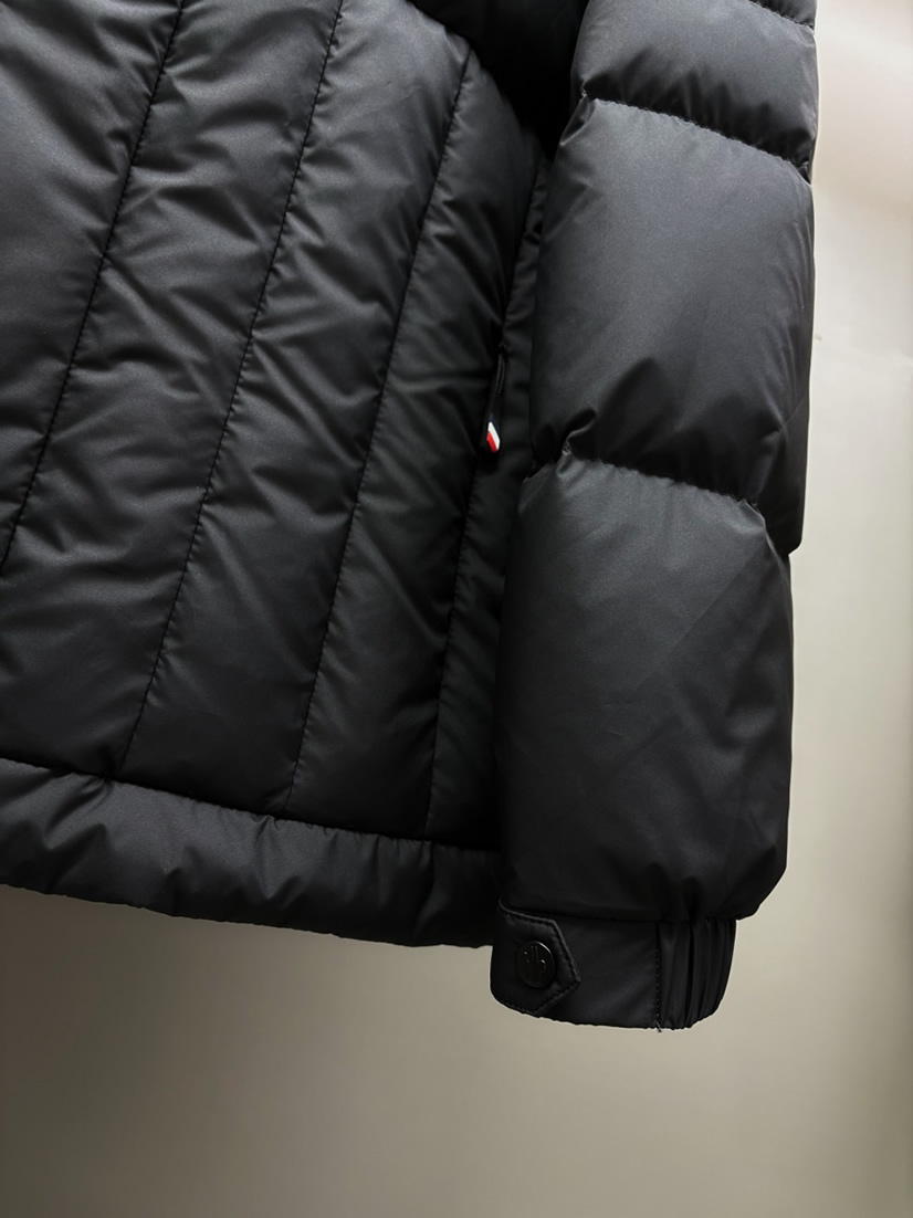 モンクレール フーデッド ダウンジャケット ブラック moncler003 - 画像 (6)