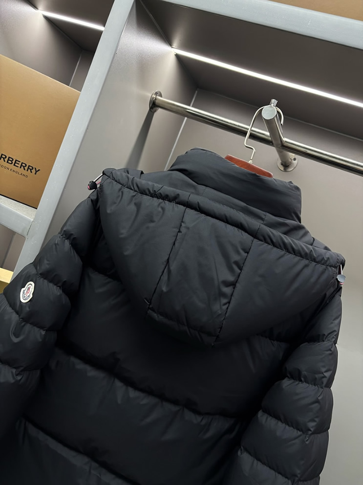 モンクレール フーデッド ダウンジャケット ブラック moncler003 - 画像 (8)