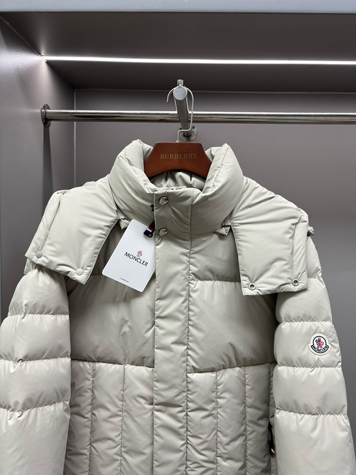 モンクレール フーデッド ダウンジャケット オフホワイト moncler004 - 画像 (2)
