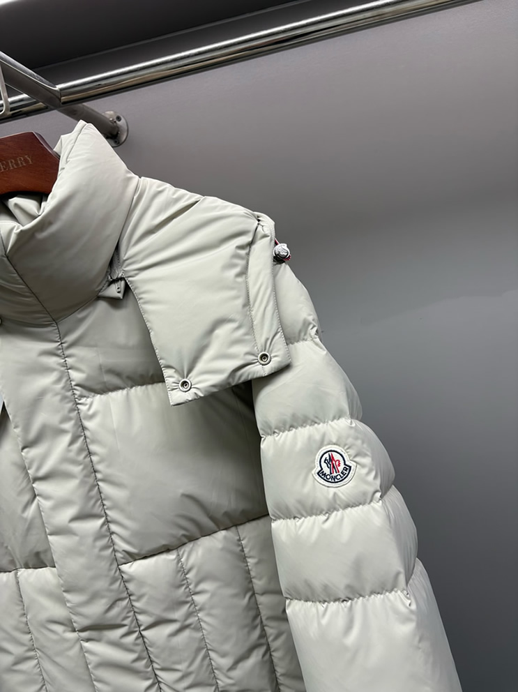 モンクレール フーデッド ダウンジャケット オフホワイト moncler004 - 画像 (3)