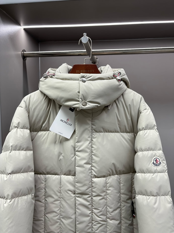 モンクレール フーデッド ダウンジャケット オフホワイト moncler004 - 画像 (5)