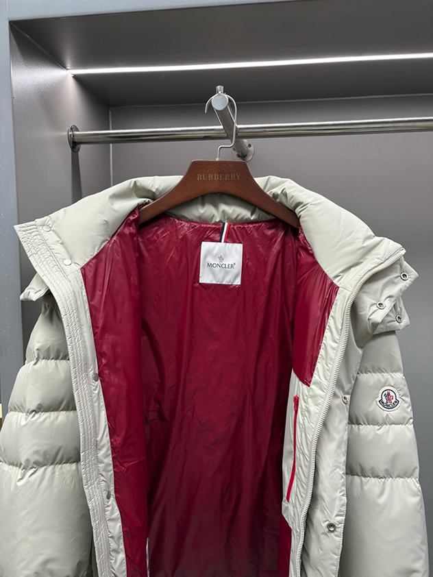 モンクレール フーデッド ダウンジャケット オフホワイト moncler004 - 画像 (7)