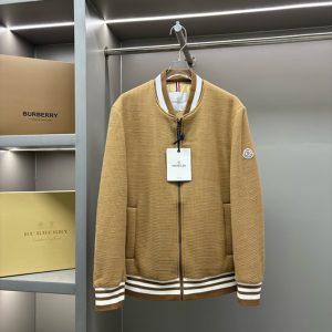モンクレール ニット ボンバージャケット ブルゾン キャメル moncler005