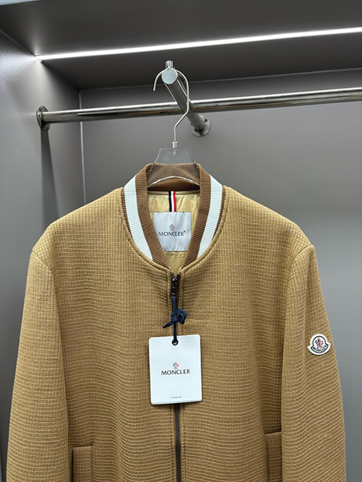 モンクレール ニット ボンバージャケット ブルゾン キャメル moncler005 - 画像 (2)
