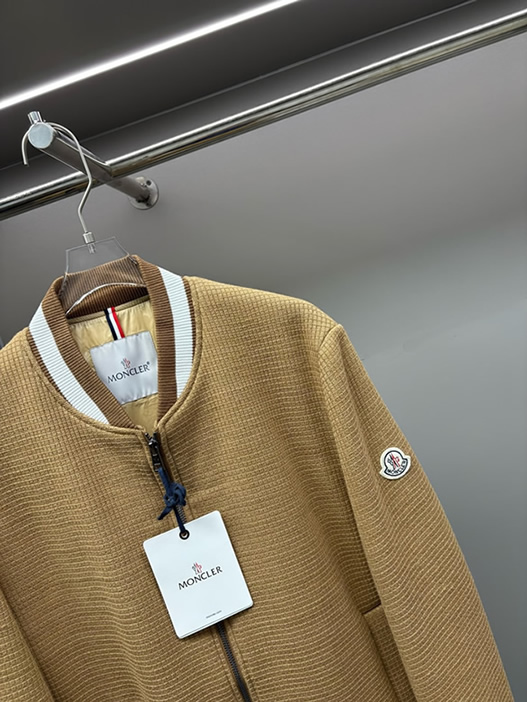 モンクレール ニット ボンバージャケット ブルゾン キャメル moncler005 - 画像 (3)