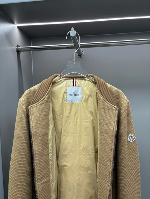 モンクレール ニット ボンバージャケット ブルゾン キャメル moncler005 - 画像 (7)