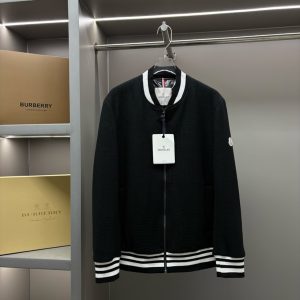 モンクレール ニット ボンバージャケット ブルゾン ブラック moncler006