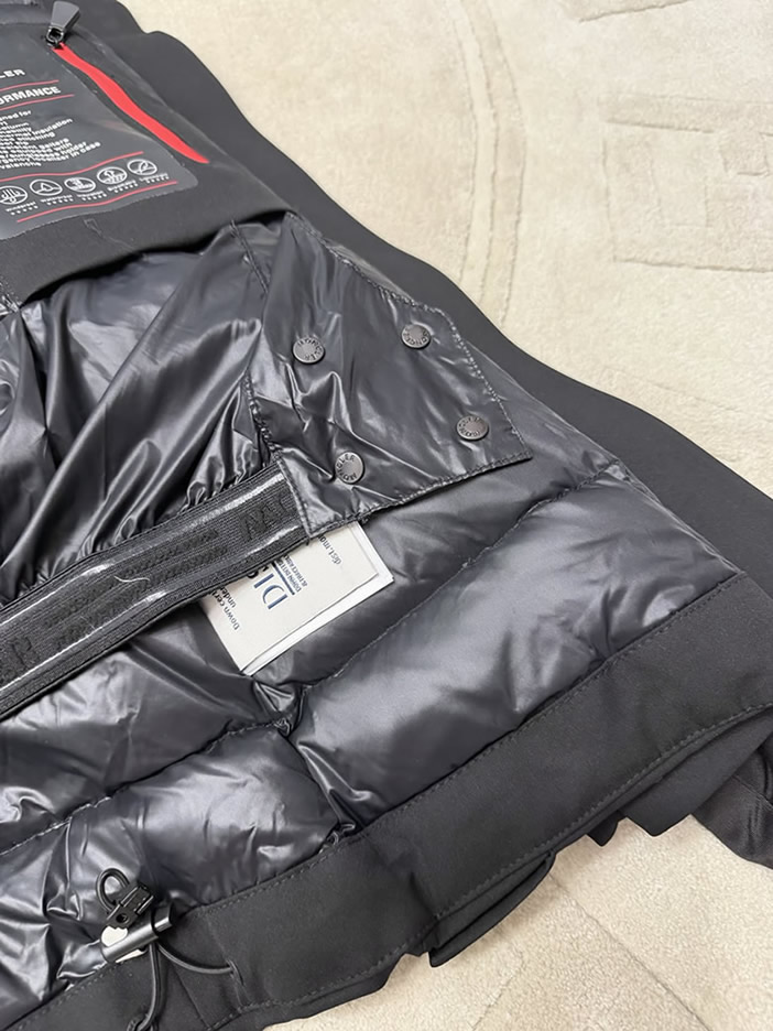 モンクレール レディース ファー付き ベルトダウンジャケット ブラック moncler023 - 画像 (13)