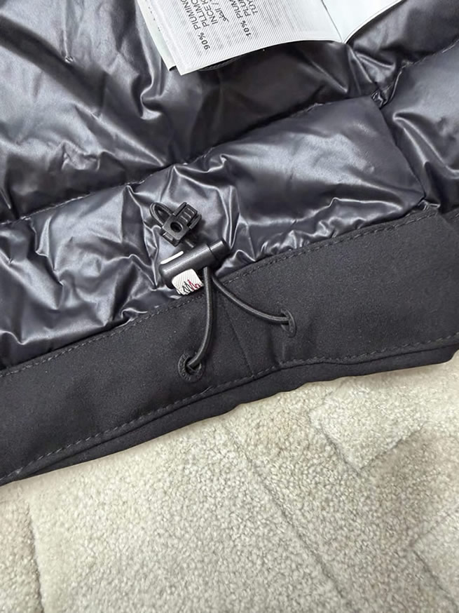 モンクレール レディース ファー付き ベルトダウンジャケット ブラック moncler023 - 画像 (16)