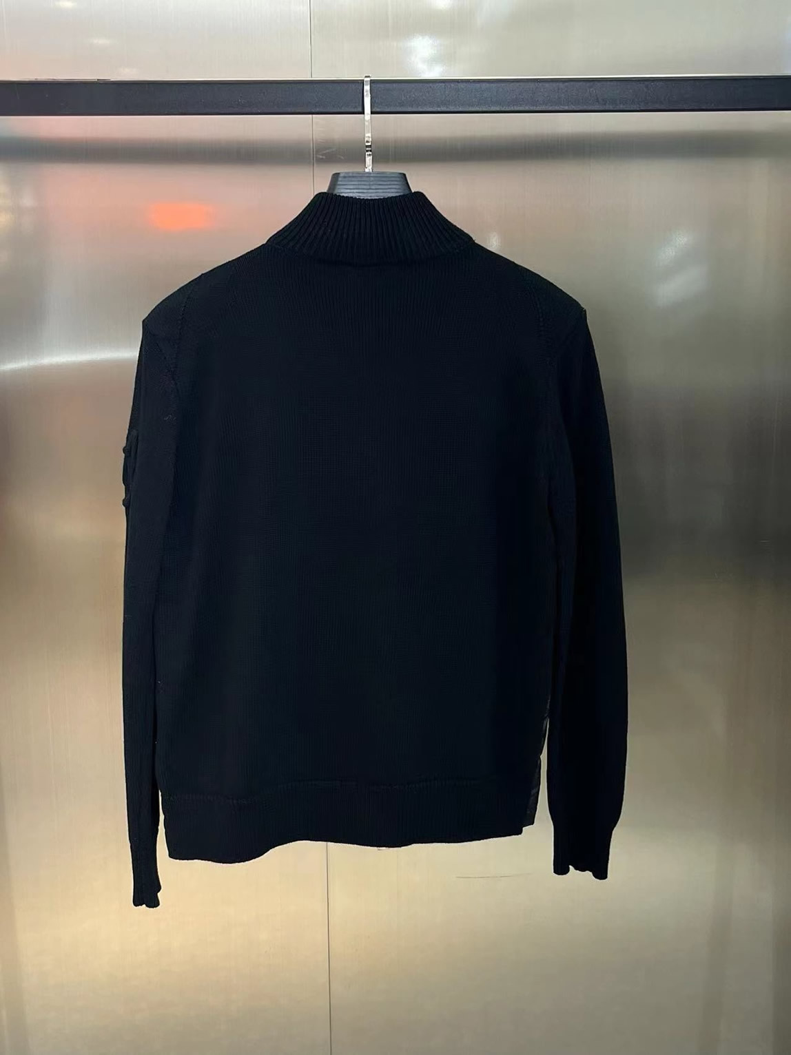 モンクレール ニットコンビネーション スタンドカラー ダウンジャケット ブラック moncler034 - 画像 (5)