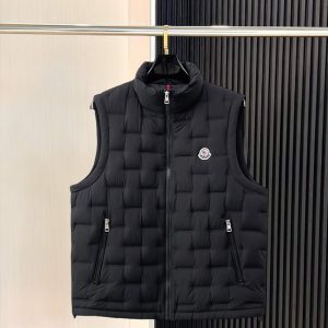 モンクレール キルティング スタンドカラー ダウンベスト ブラック moncler037