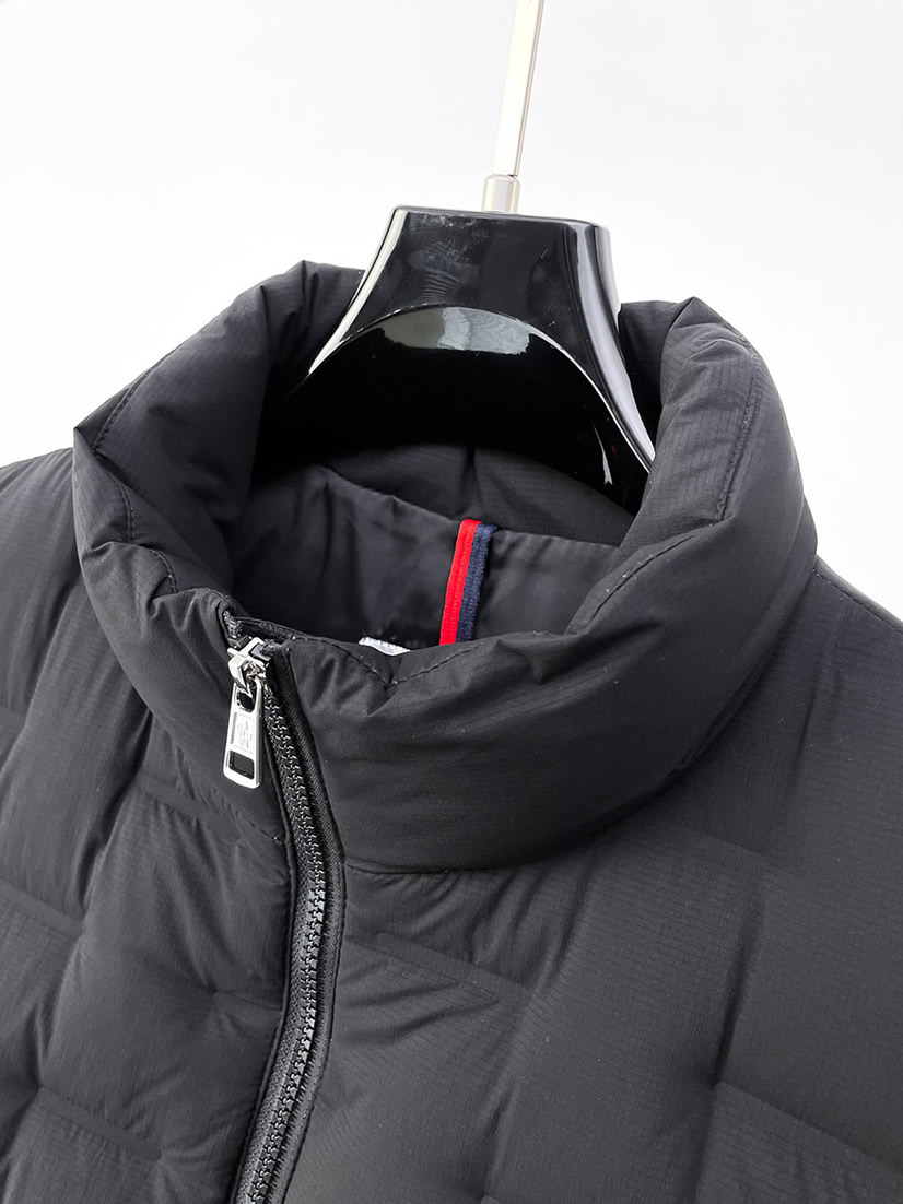 モンクレール キルティング スタンドカラー ダウンベスト ブラック moncler037 - 画像 (7)