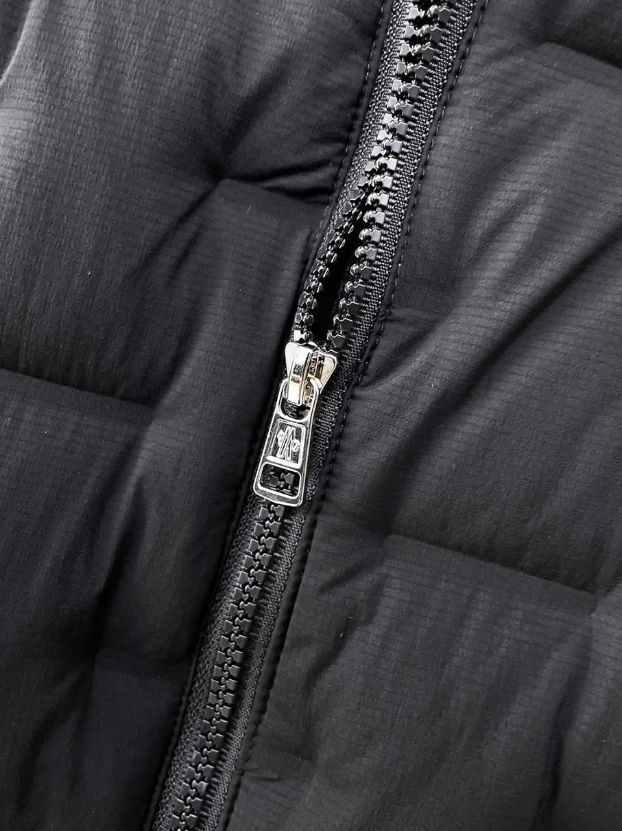 モンクレール キルティング スタンドカラー ダウンベスト ブラック moncler037 - 画像 (8)